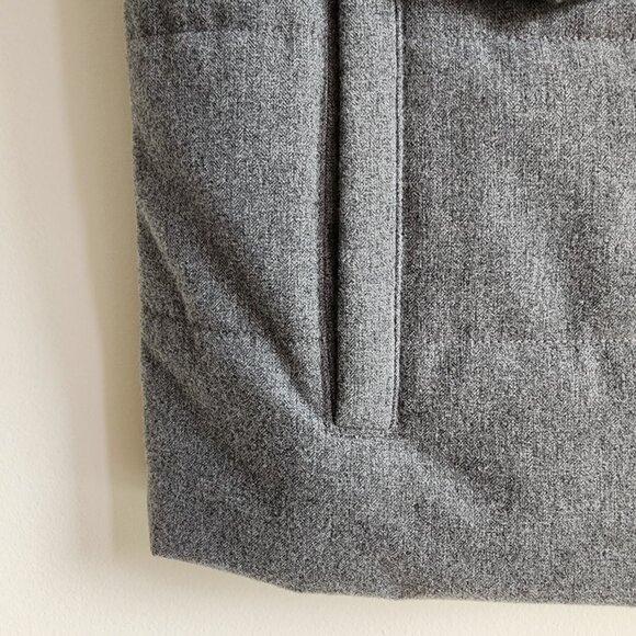 Large Gray Vest Coat Mens Jos A Bank New Tailored Fit Size L Nwt Zip Up Jacket - Picture 7 of 17